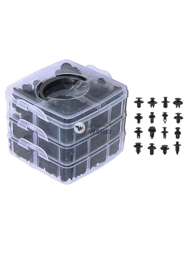 Generic 630-Piece Car Body Push Pin Rivet Clip Set With Box