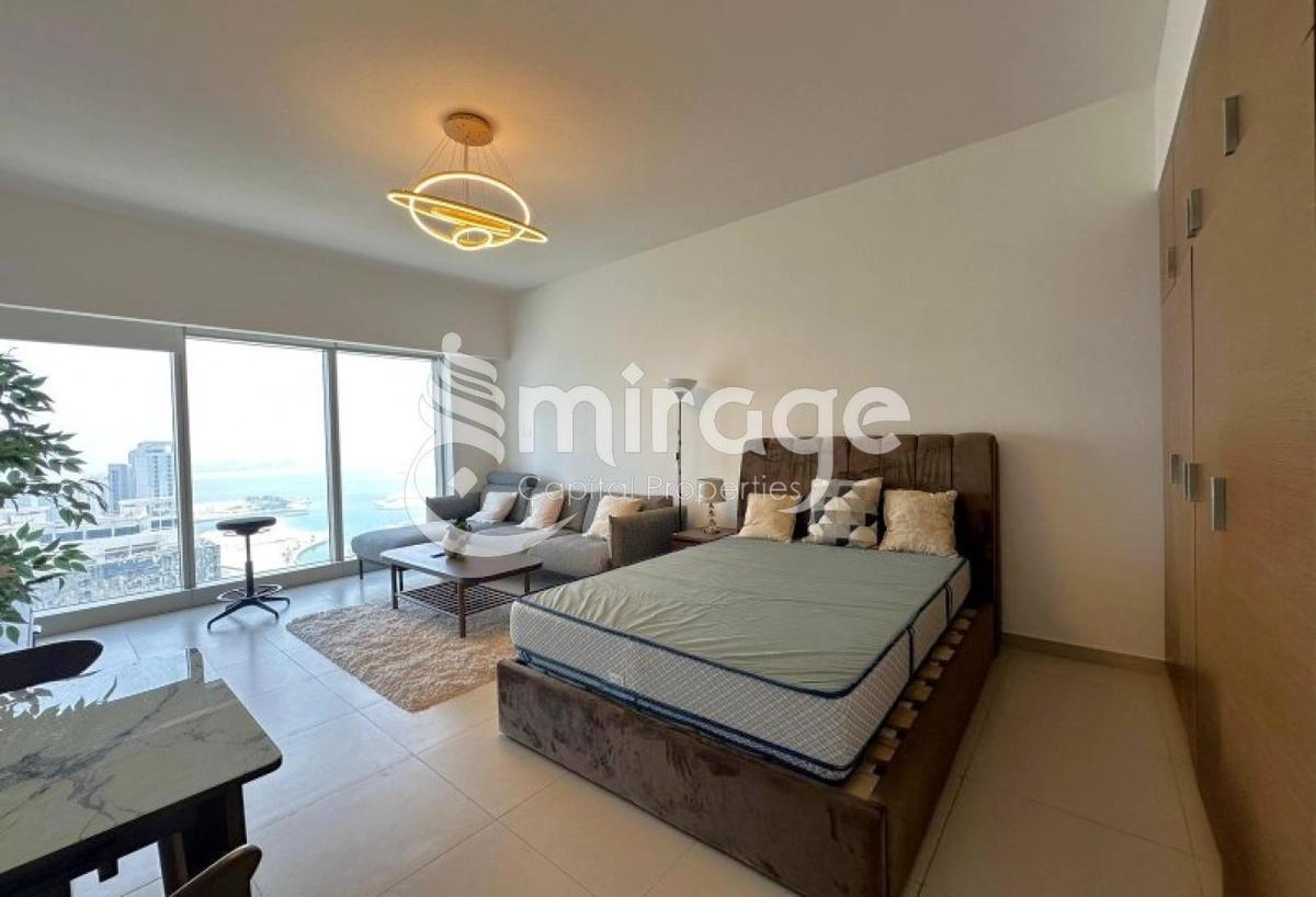 Vacant | Fully Furnished Studio | Sea & Pool View-5-5