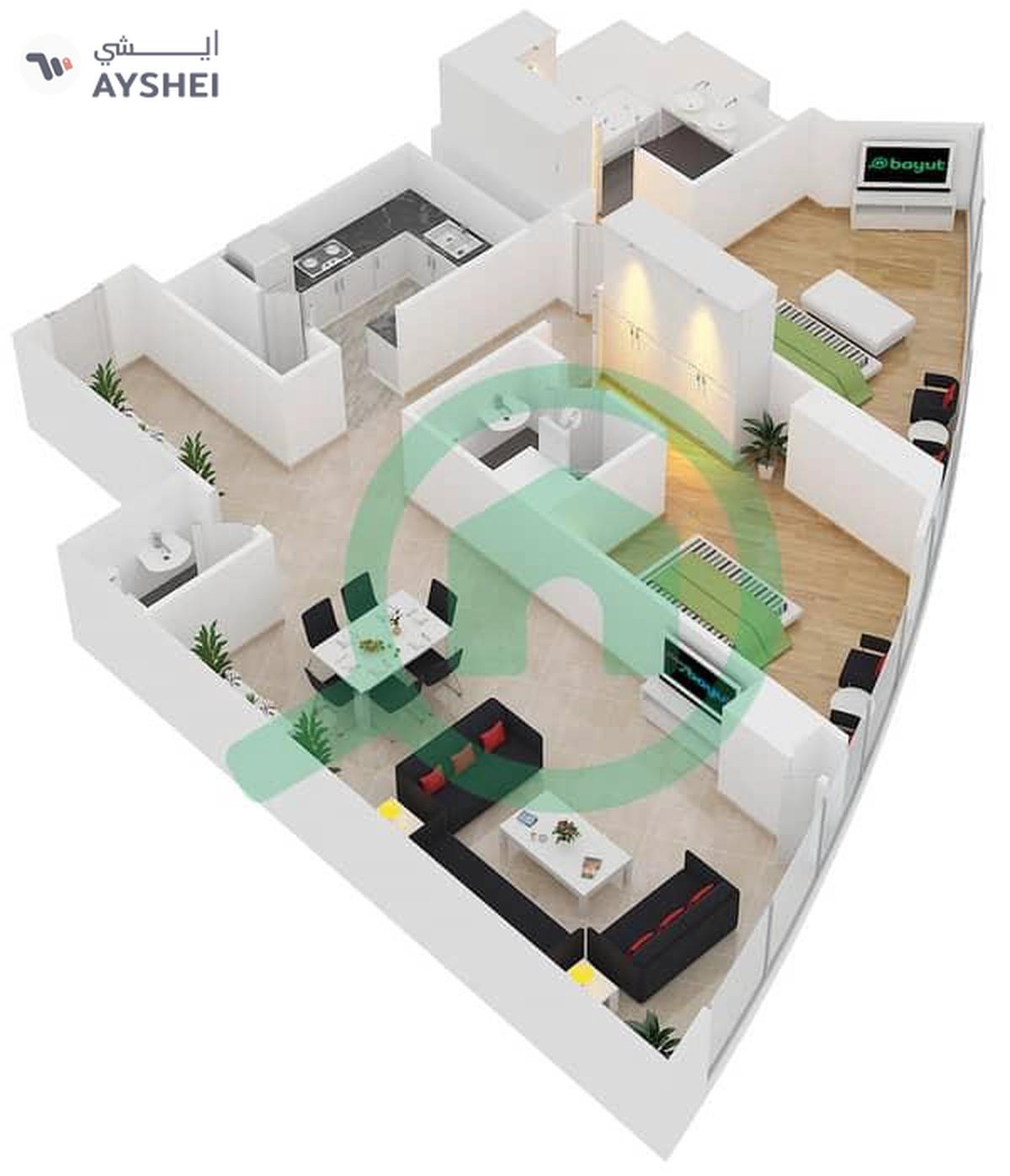 RAK Tower, Marina Square, Al Reem Island, Abu Dhabi-1-portrait