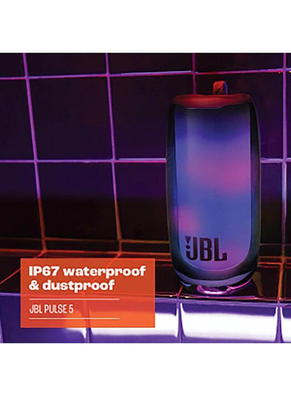 JBL Pulse 5 Portable Bluetooth Speaker With Eye Catching 360-Degree Lightshow Black-1-1