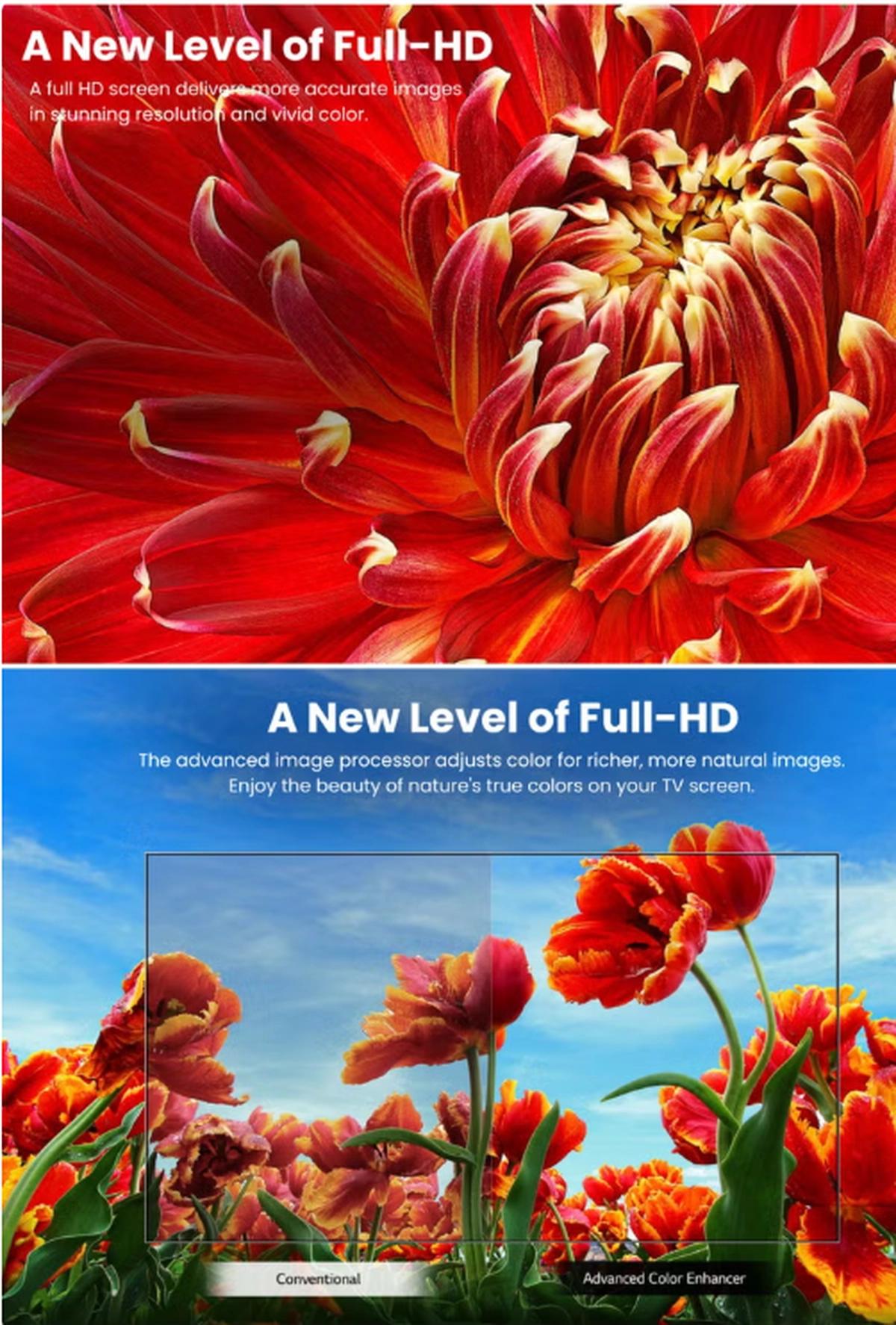 LG 43-Inch 43LM6370 Full HD Smart LED TV | LG webOS Smart TV with ThinQ AI | Active HDR | DTS Virtual:X | Ideal TV for Bedroom, Small Apartments And Kids Room | 43LM6370PVA Black-1-1