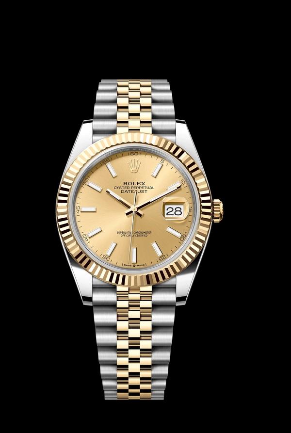 Rolex Datejust 41 | 41mm Champagne Index Dial with Jubilee Bracelet