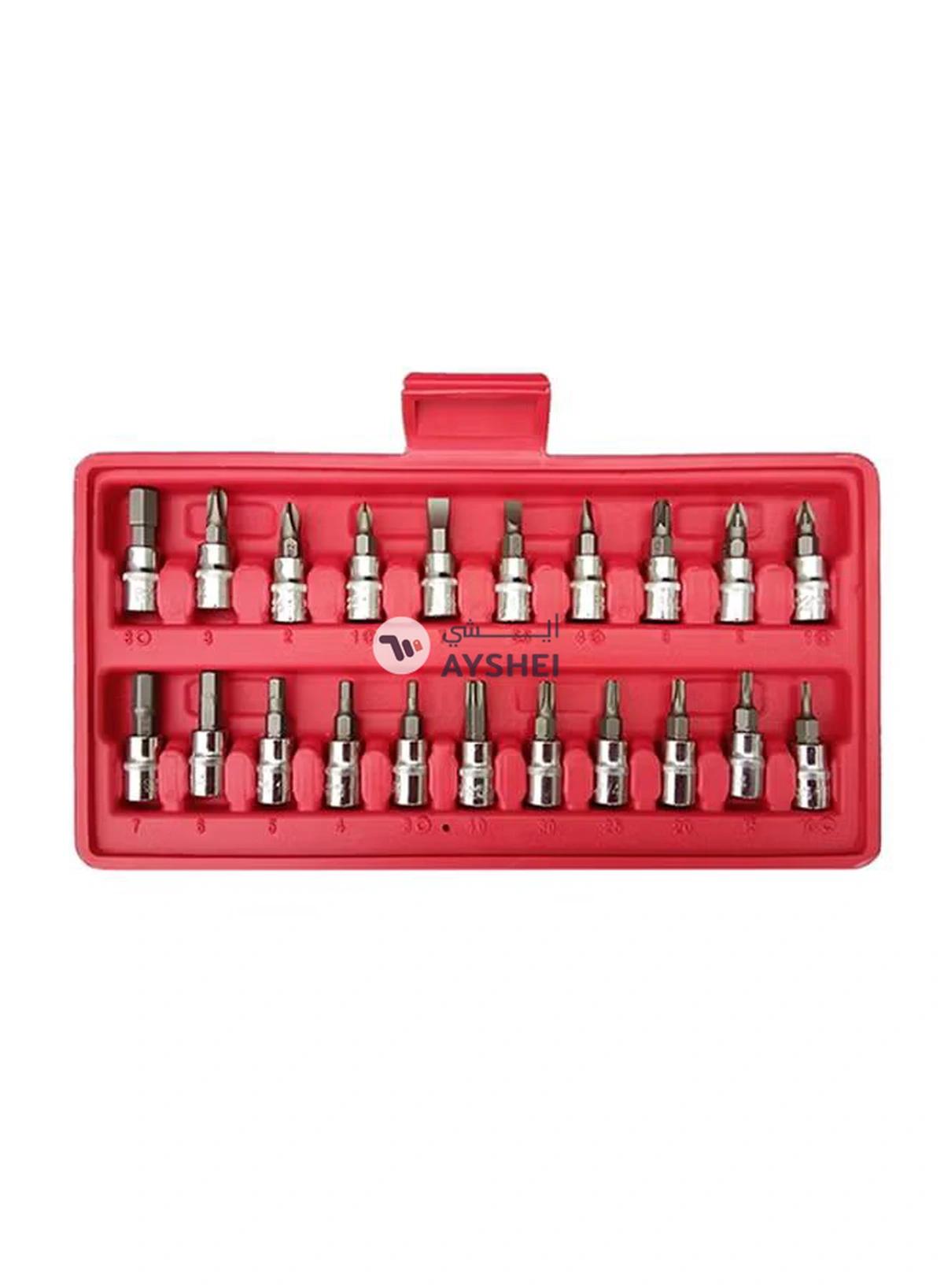 Generic 46-Piece Compact And Convenient Quick Ratchet Sleeve Auto Repair Tool Set-5-5