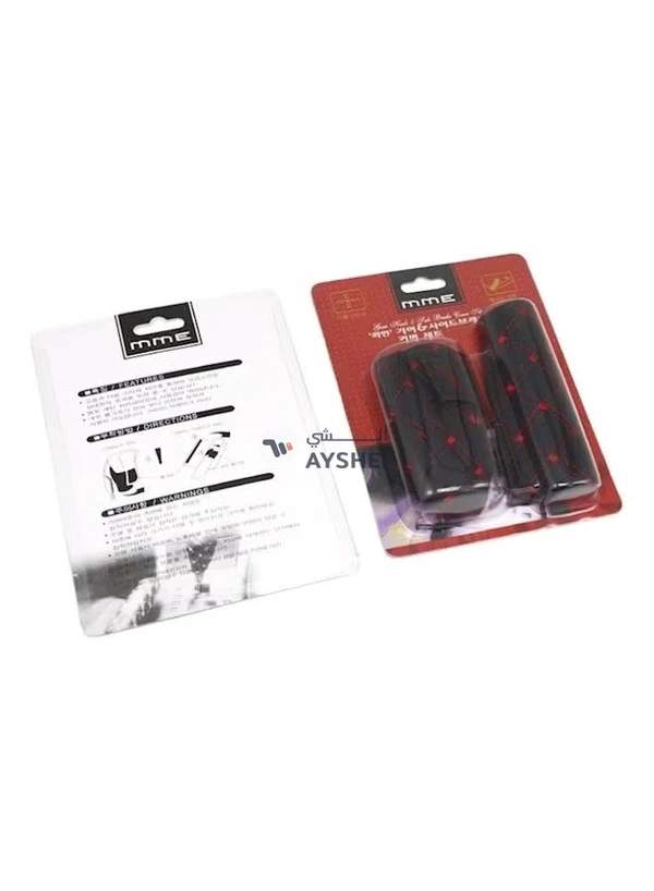 Generic 2-Piece Checked Design Car Hand Brake And Gear Cover Set