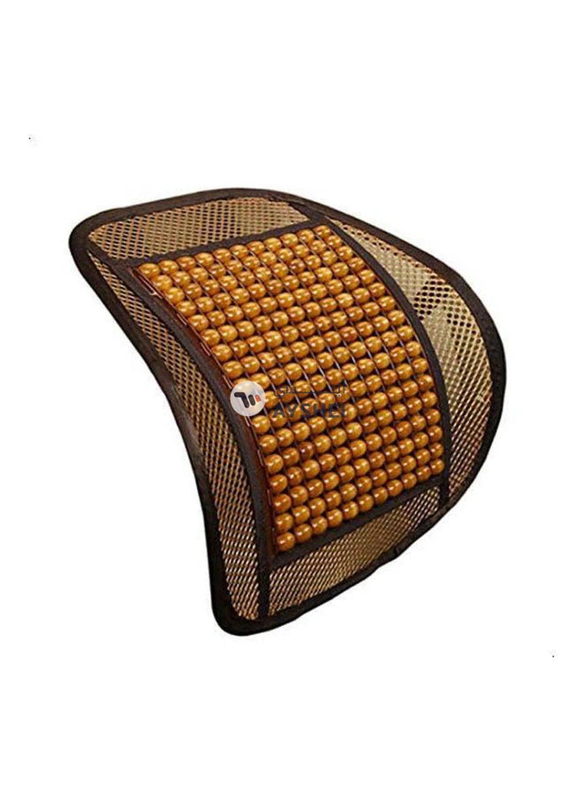 Generic Wood Car Seat Chair Massage Back Lumbar Support-0-0