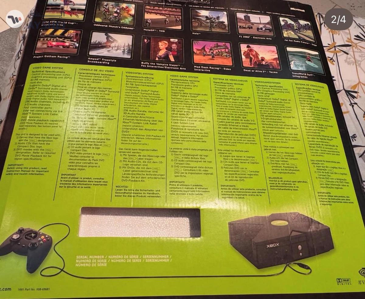 Boxed Microsoft Original XBOX pal Console-1-landscape