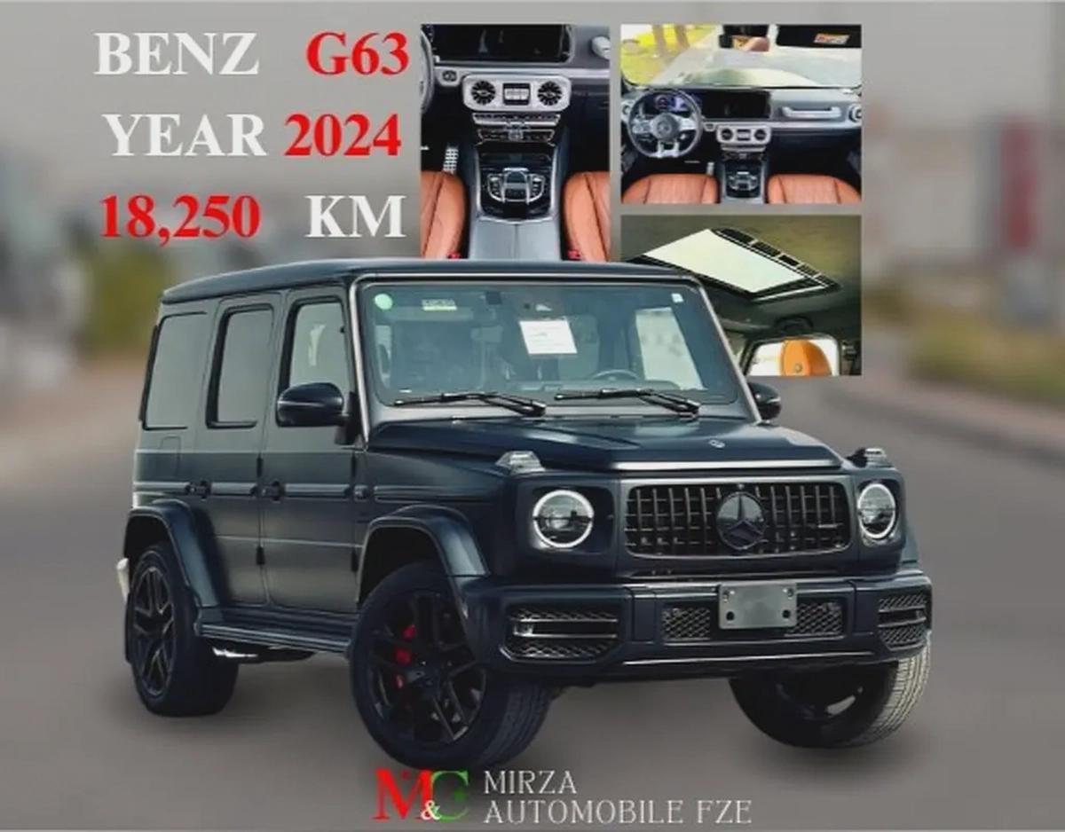 BENZ G63 | ///AMG | 2024 | ONLY : 18250 KM | DOUBLE NIGHT PACKAGE | JAPAN IMPORT | CLEAN TITLE-0-0