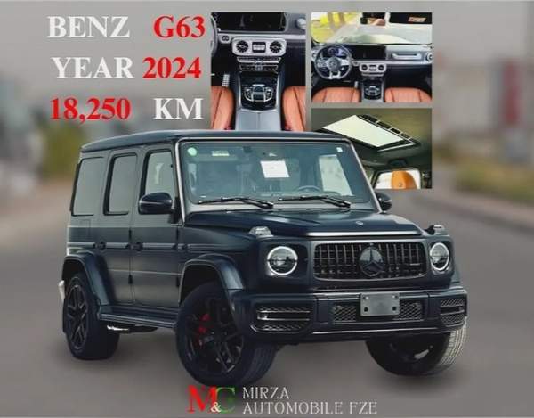 BENZ G63 | ///AMG | 2024 | ONLY : 18250 KM | DOUBLE NIGHT PACKAGE | JAPAN IMPORT | CLEAN TITLE