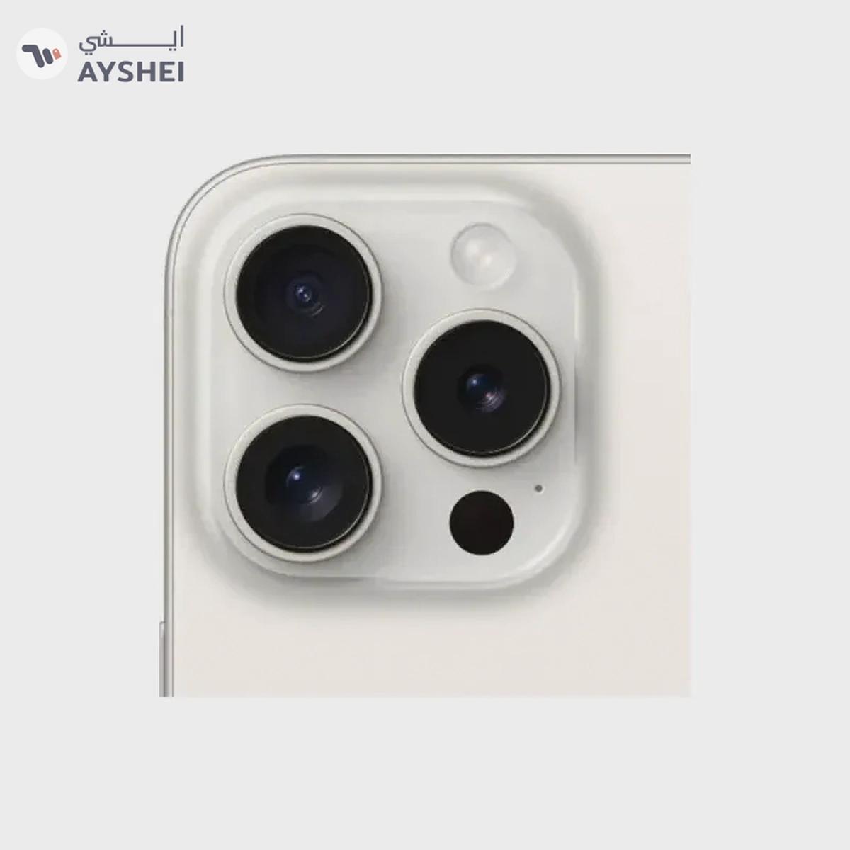 Excellent Renewed Apple iPhone 15 Pro Max 256 GB White Titenium 12 Months Warranty-1-1