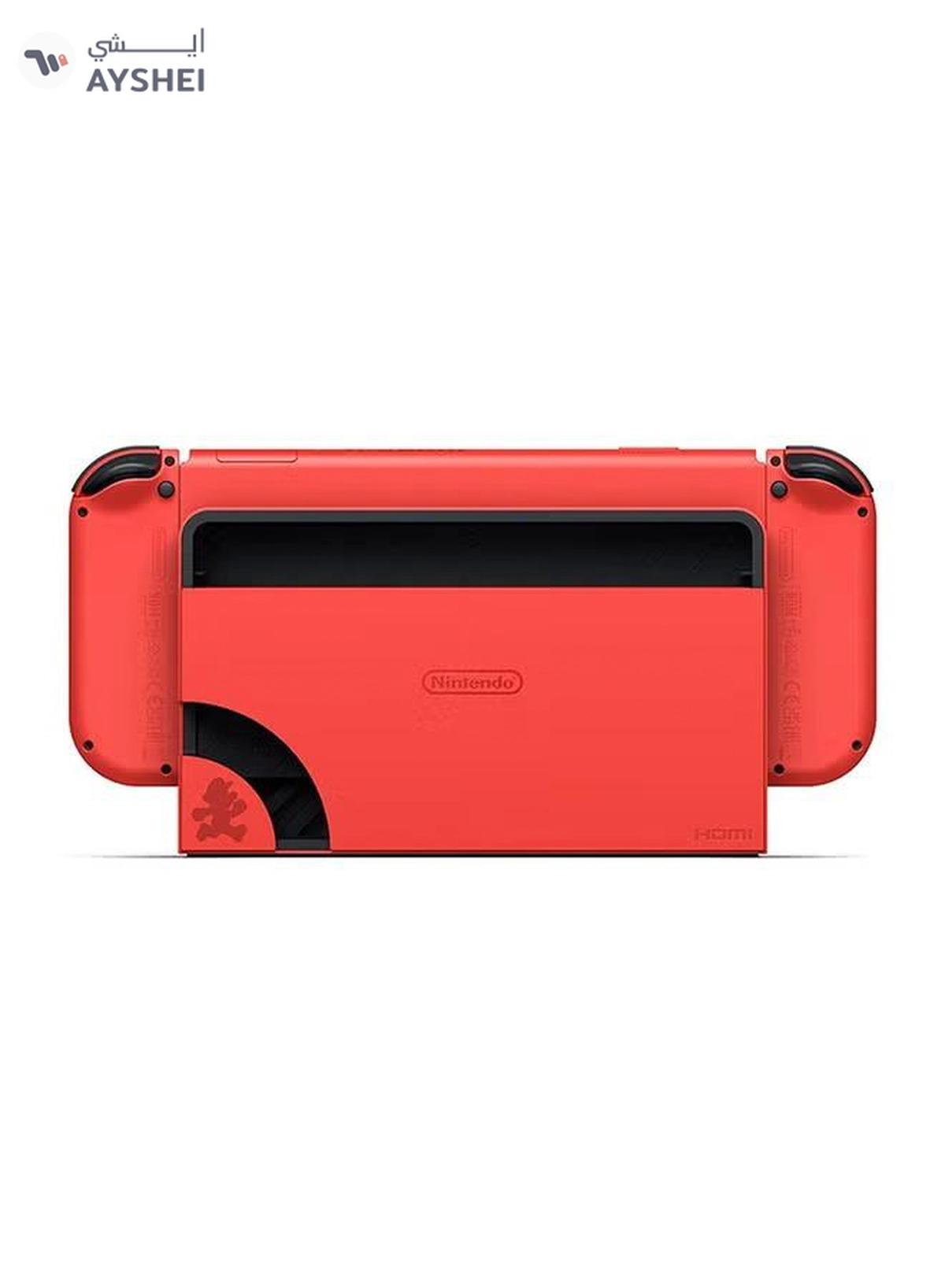 Nintendo Switch OLED Mario Red Console-0-portrait