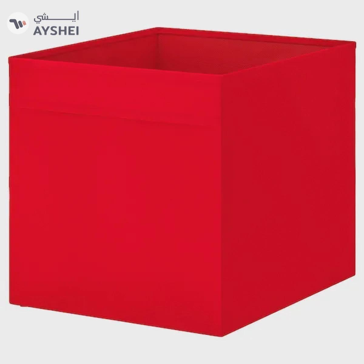 DRÖNA Storage Box - Red, 33x38x33 cm-0-0