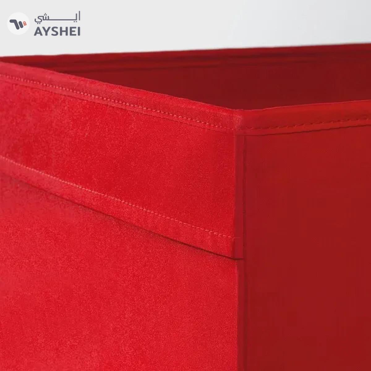 DRÖNA Storage Box - Red, 33x38x33 cm-1-portrait