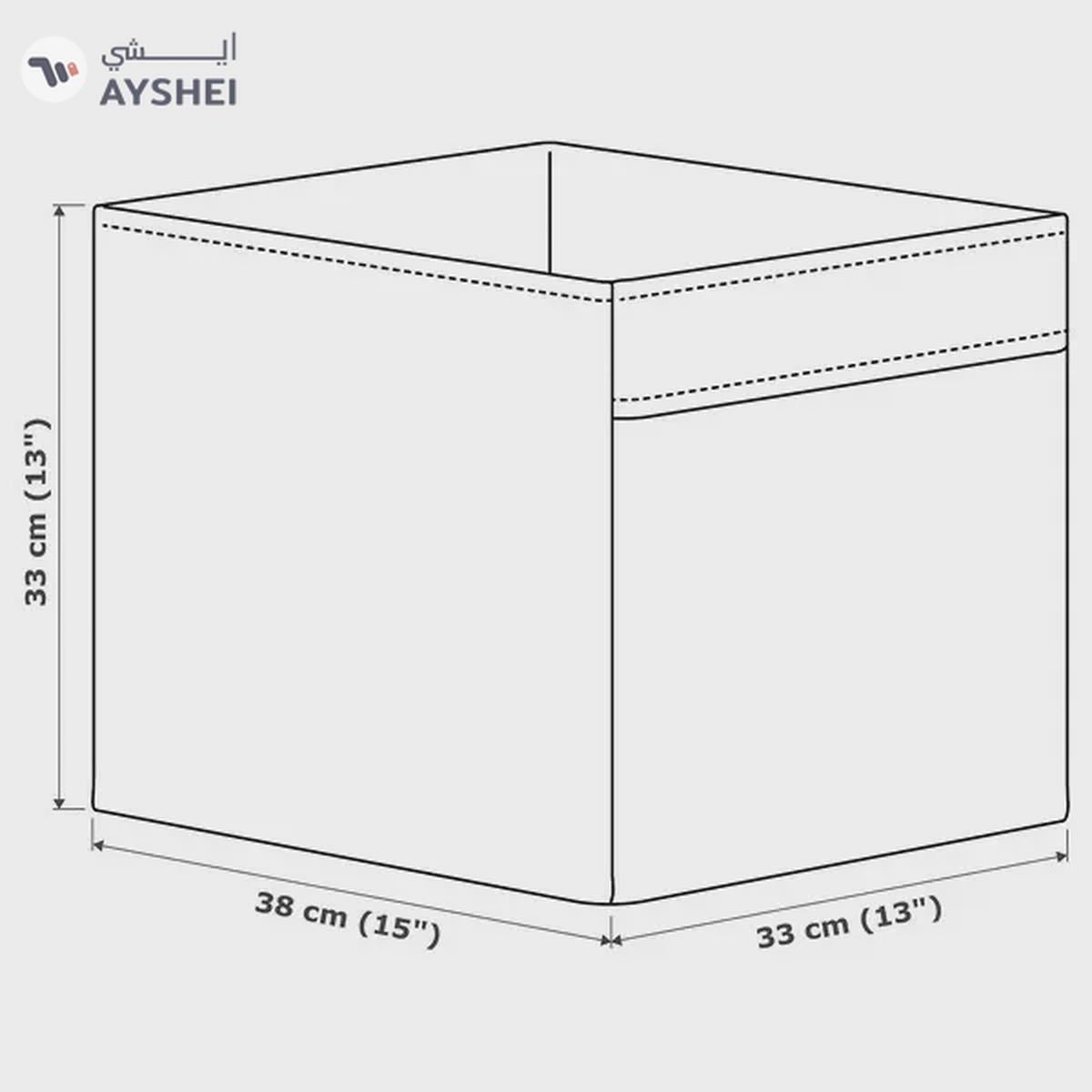 DRÖNA Storage Box - Red, 33x38x33 cm-4-4