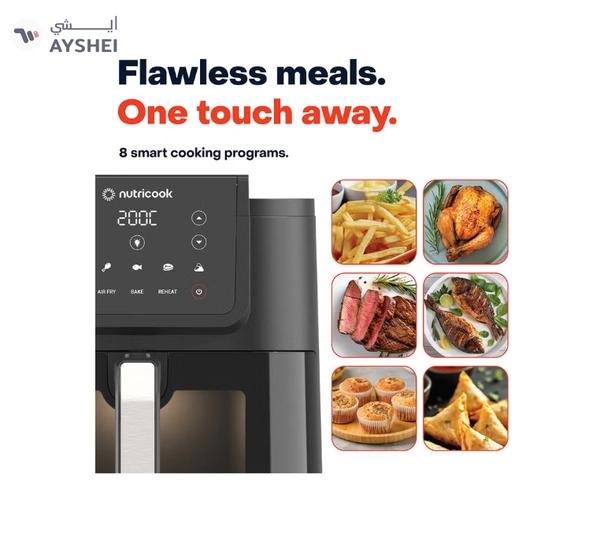 nutricook Air Fryer Slim XL,7.6L, 2.4KG, Extra-Large Basket