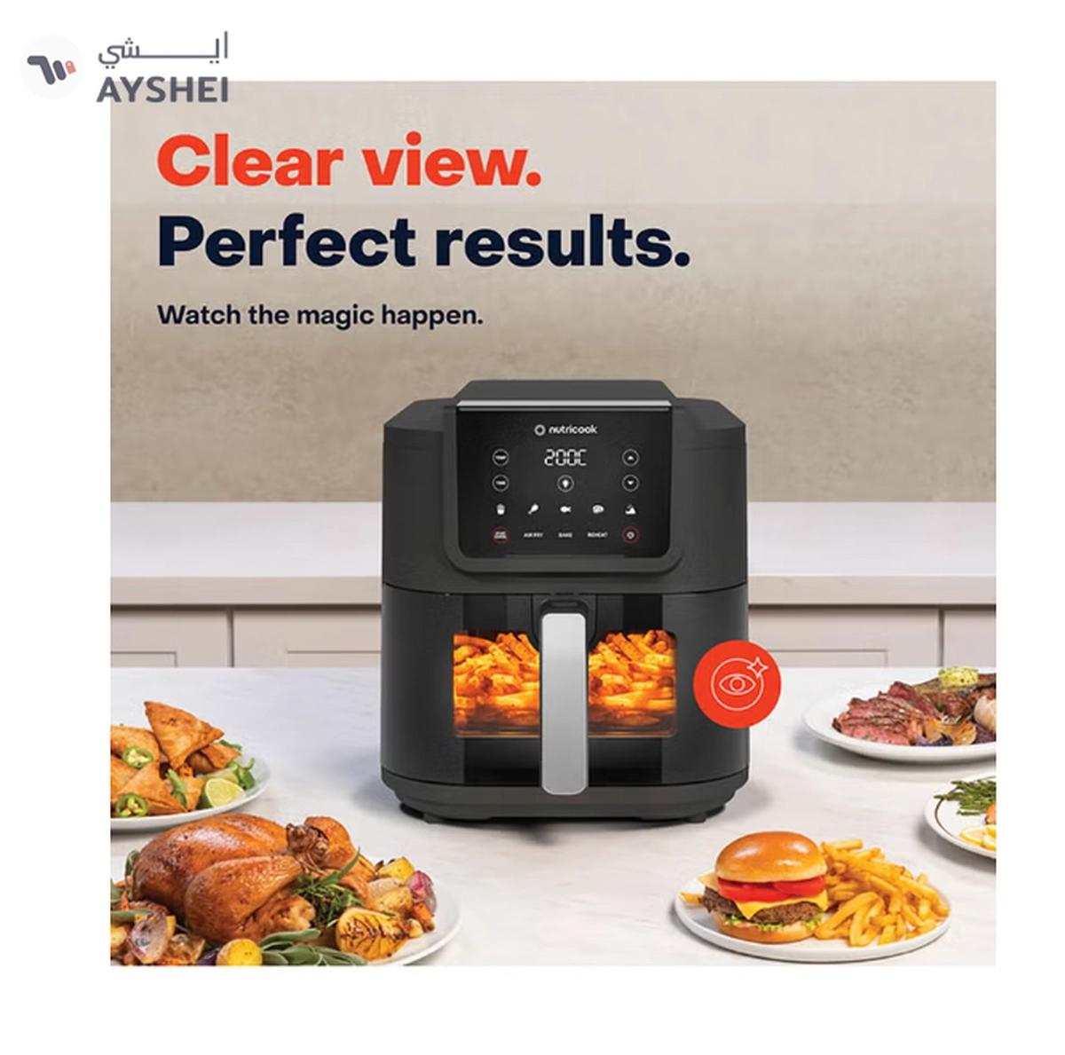 nutricook Air Fryer Slim XL,7.6L, 2.4KG, Extra-Large Basket-5-5