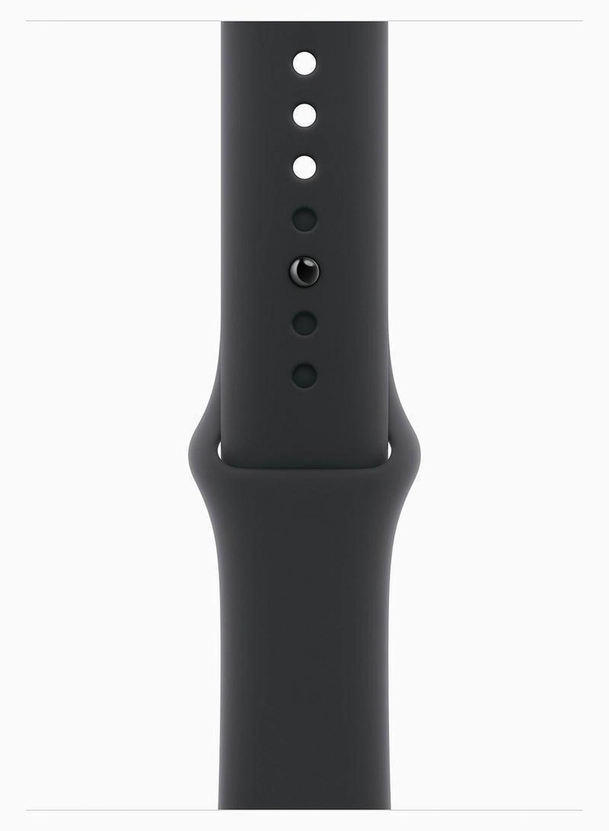 Apple Watch Series 11 GPS 46mm (INTERNATIONAL) Space Grey Aluminium Case With Black Sport Band SG Case - M/L-0-portrait