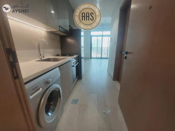 Brand New Studio chiller free and with kitchen appliances in Al Furjan