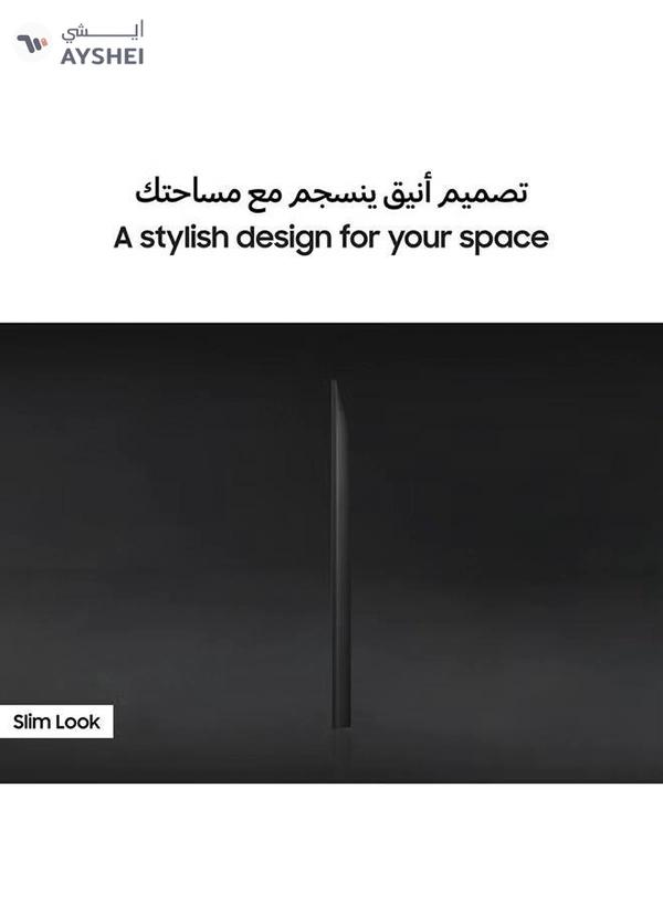 Samsung 55 Inch Crystal UHD TV, U8000F, 4K, Crystal Processor 4K, MetalStream Design, Knox Security, Endless Free Content, Smart TV, UA55U8000FUXZN (2025 - UAE Version)