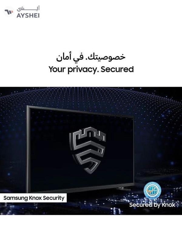 Samsung 55 Inch Crystal UHD TV, U8000F, 4K, Crystal Processor 4K, MetalStream Design, Knox Security, Endless Free Content, Smart TV, UA55U8000FUXZN (2025 - UAE Version)