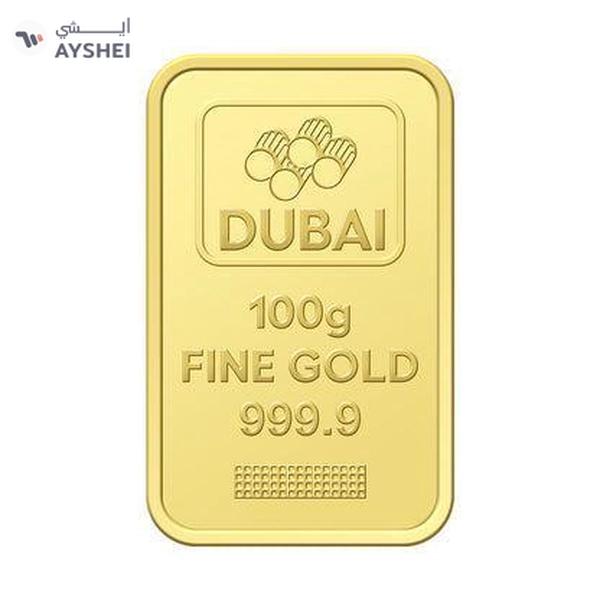 Dubai Gold 100 Grams Gold Bar 24KT