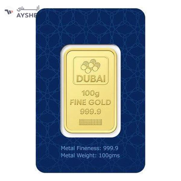 Dubai Gold 100 Grams Gold Bar 24KT