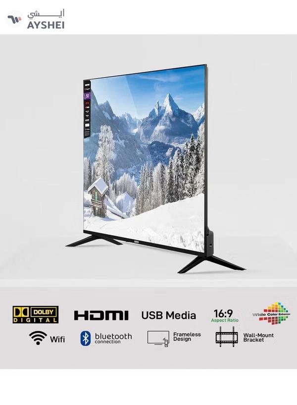 GEEPAS 50" Google TV- GLED5006SGXHD | Dolby Audio, Ultra HD LED TV.