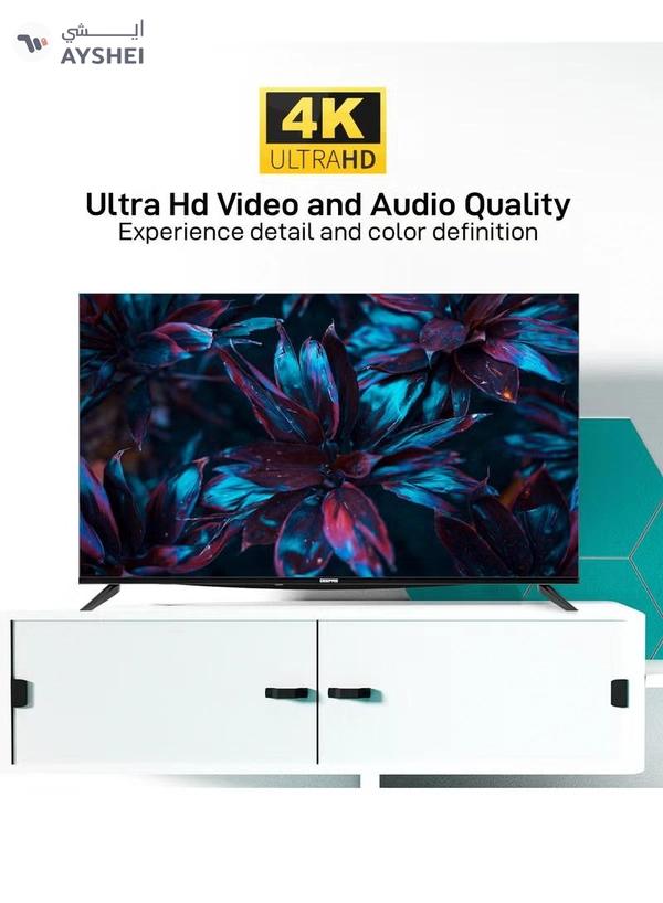 GEEPAS 50" Google TV- GLED5006SGXHD | Dolby Audio, Ultra HD LED TV.