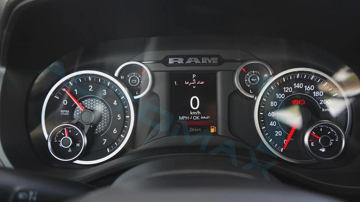 ( Only For Export ) 2025/2025 RAM 1500 Tradesman Hurricane SO 3.0TT Crew Cab 4X4 GCC BRAND NEW-8-8