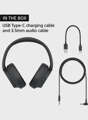 Sony WH-CH720 Noise Cancelling Wireless Headphones Bluetooth Over The Ear With Mic