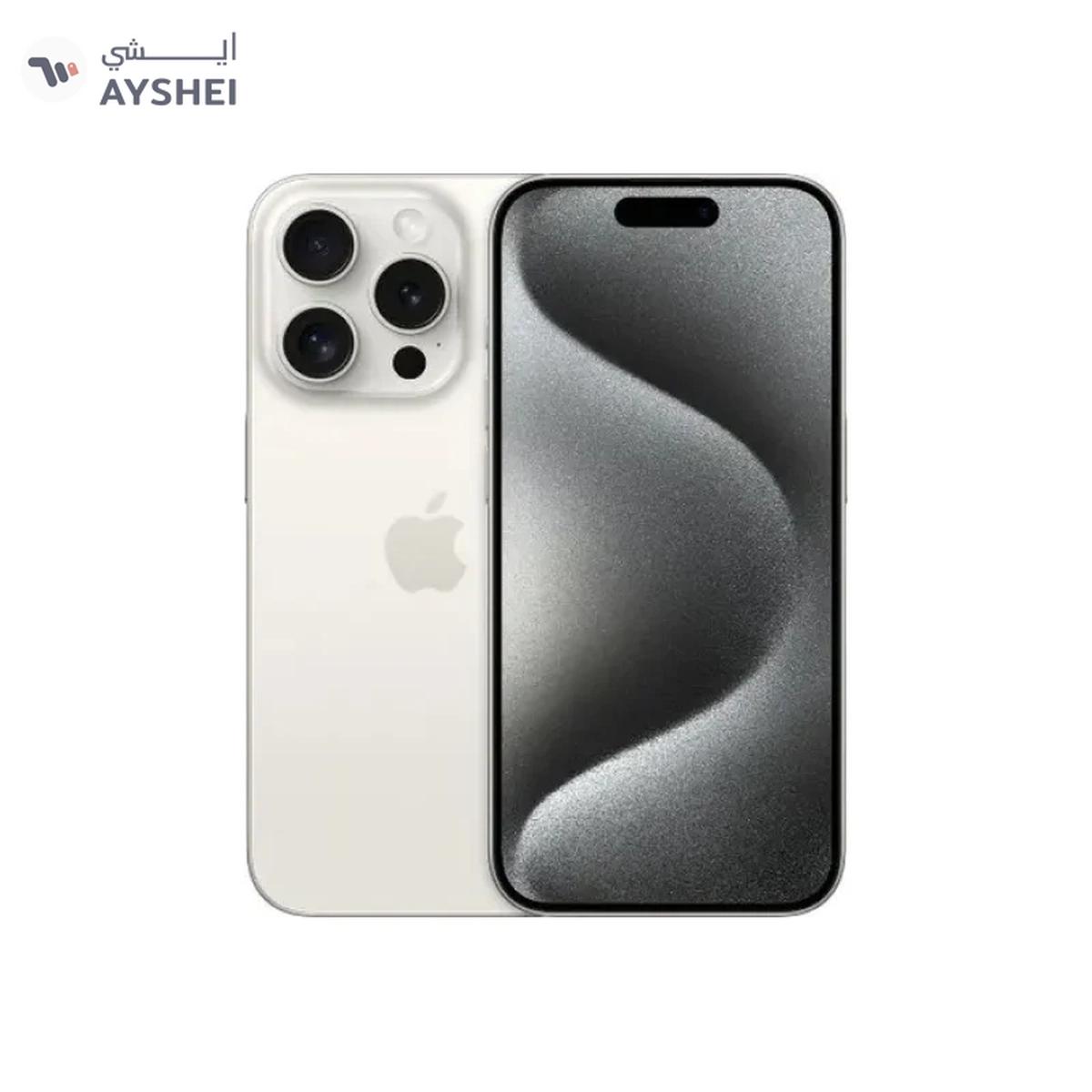 Excellent Renewed Apple iPhone 15 Pro Max 256 GB White Titenium 12 Months Warranty-0-portrait