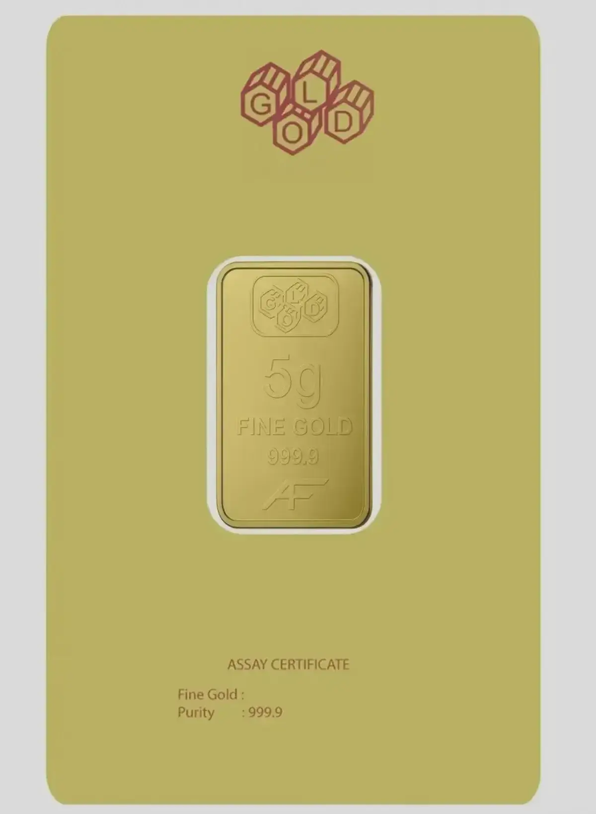 24K Gold Bar 5 gram Gold Bar Al Fardan UAE (999.9% Pure Gold)-1-1