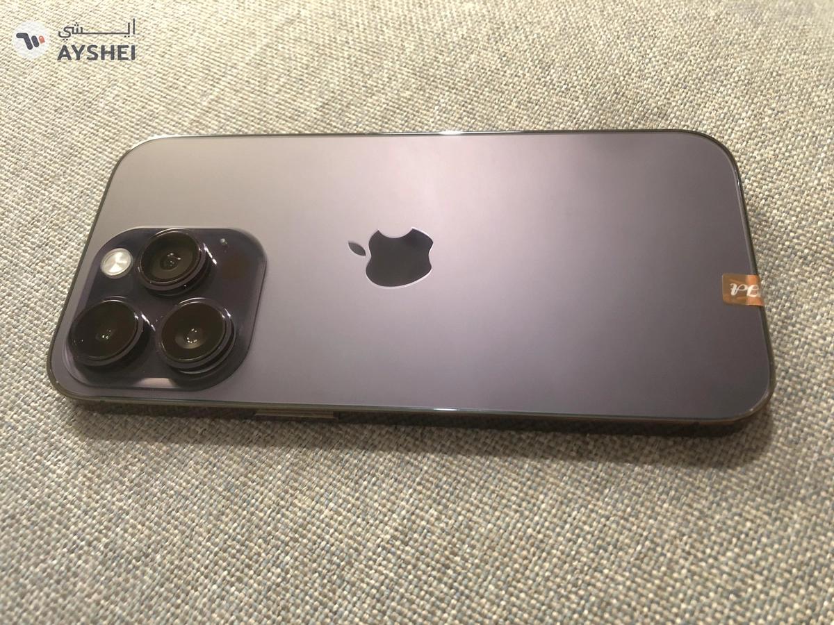 iPhone 14 pro 256gb deeppurple color 100%battery life-3-3