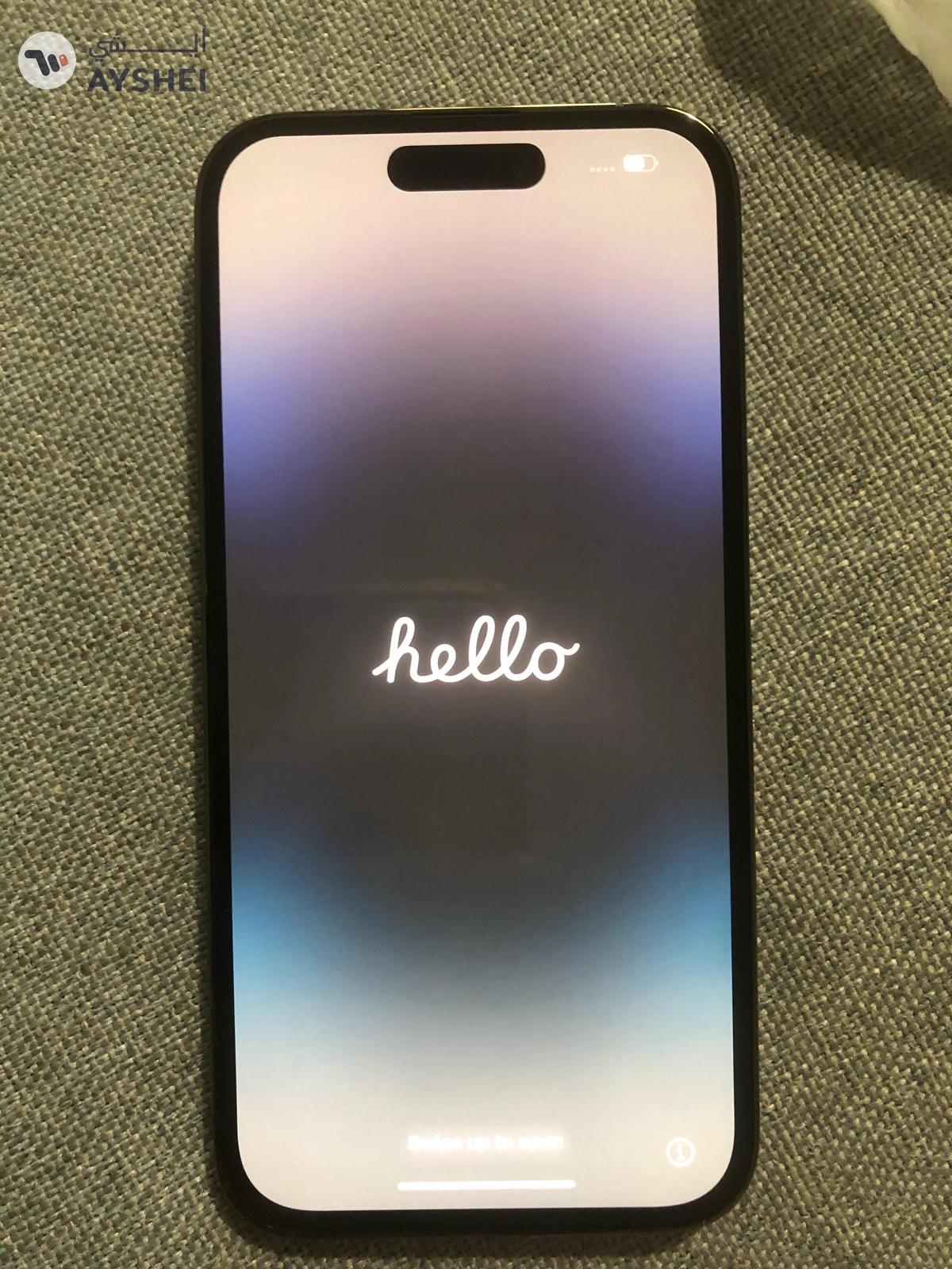 iPhone 14 pro 256gb deeppurple color 100%battery life-4-4