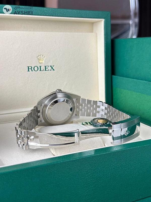 Rolex Datejust 41mm Steel & White gold Wimbledon dial Jubilee bracelet