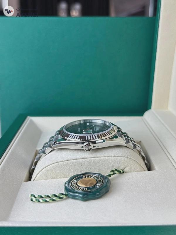 Rolex Datejust 41mm Steel & White gold Wimbledon dial Jubilee bracelet