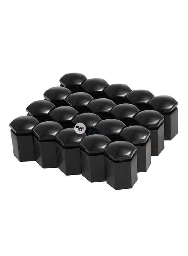 Generic Set Of 20Piece 17Mm Car Wheel Nut Bolt Covers Plastic Caps K4044Bl