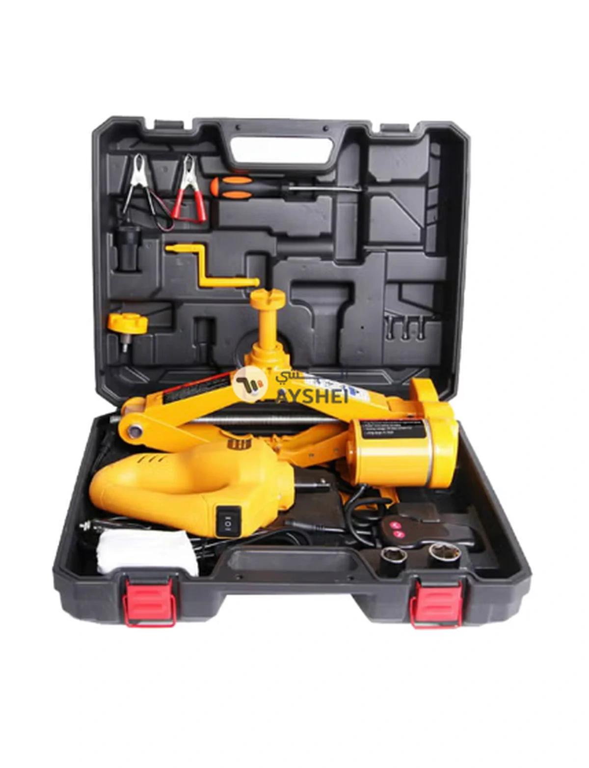 Generic 12V DC Automotive Electric Jack With Impact Wrench Tool Set-0-0