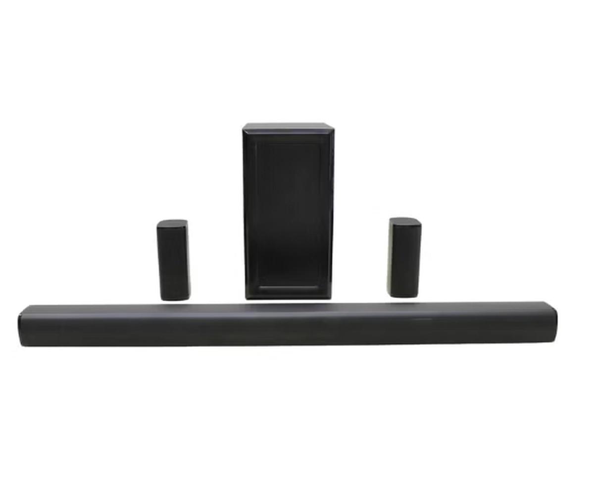 JVC 5.1Ch Soundbar With Wireless Subwoofer Home Theatre-3600W PMPO With Bluetooth, USB, SD Card Compatible TH-N430B Black-1-1