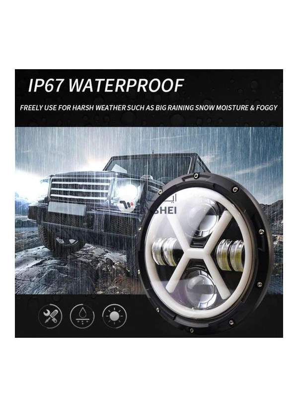 Generic 500W Round LED Car Headlight