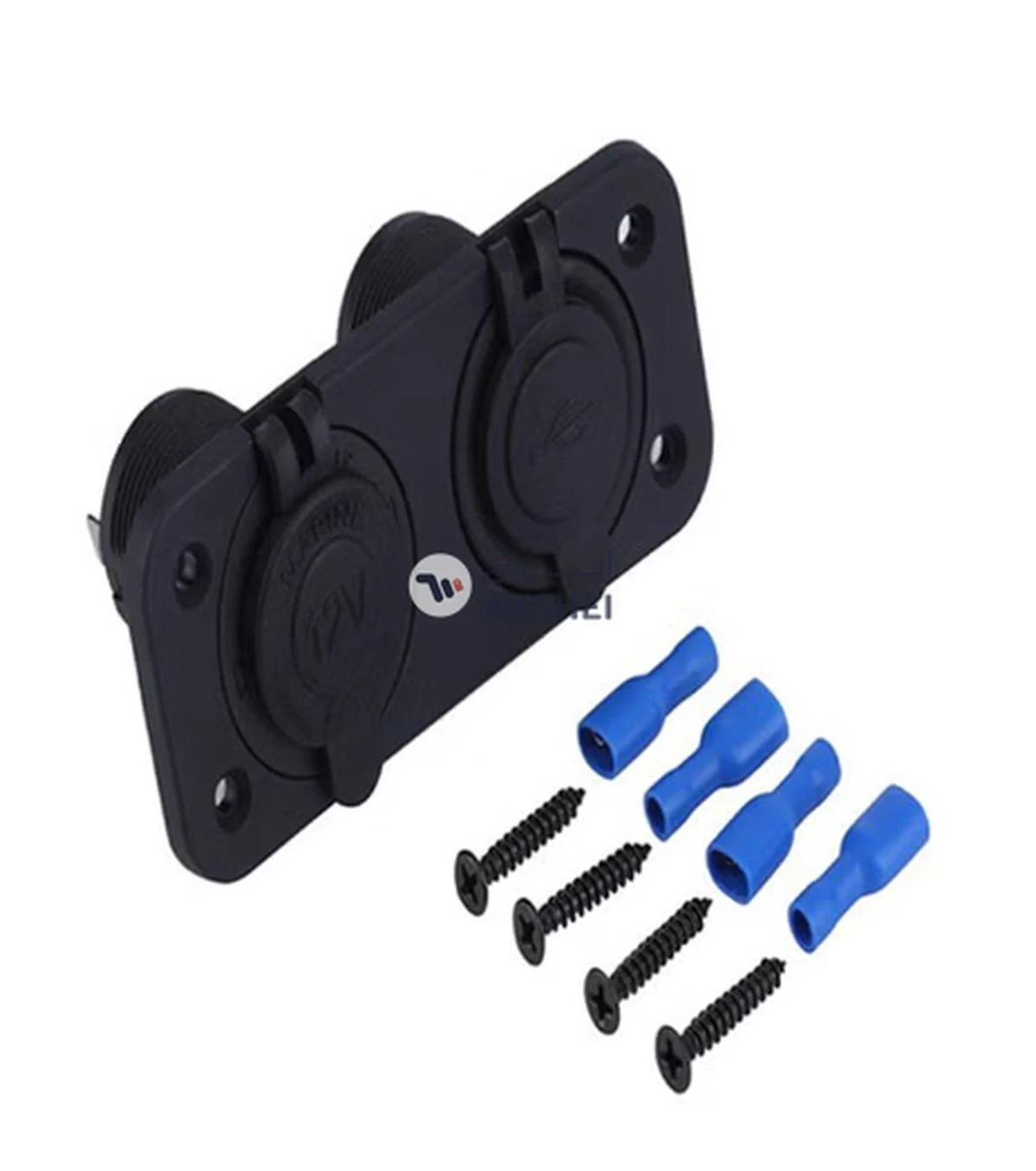 OUTAD 2 USB Adapter Charger Black-0-portrait