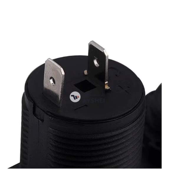 OUTAD 2 USB Adapter Charger Black