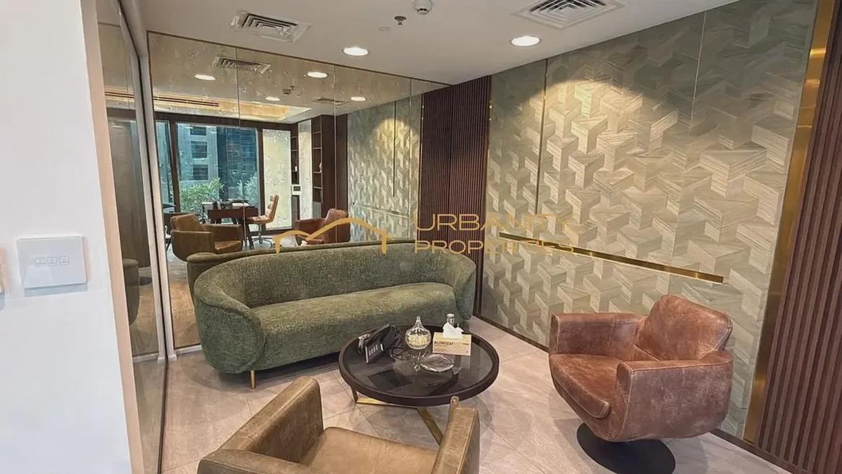 Luxury Office | Unique Layout | Canal View | Furnished | 2 Months free-2-2