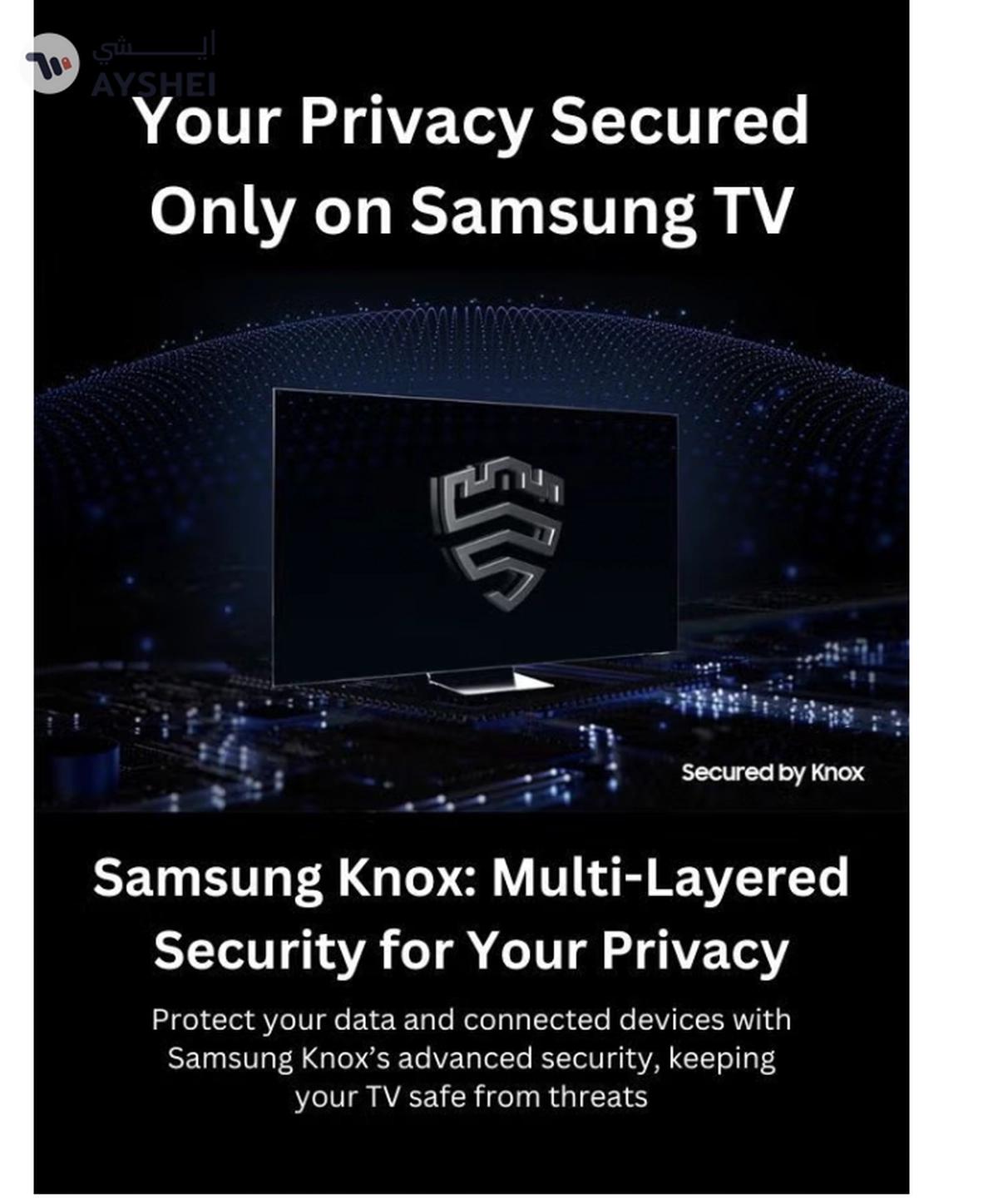 Samsung 50-Inch Crystal UHD DU7000 4K Tizen OS Smart TV with HDR 10+, PurColor, Knox Security With 2.0 Channel Soundbar 30W, HDMI ARC, Bluetooth, USB, MP3, FM Station 50DU7000+SOUNDBAR Black-3-3