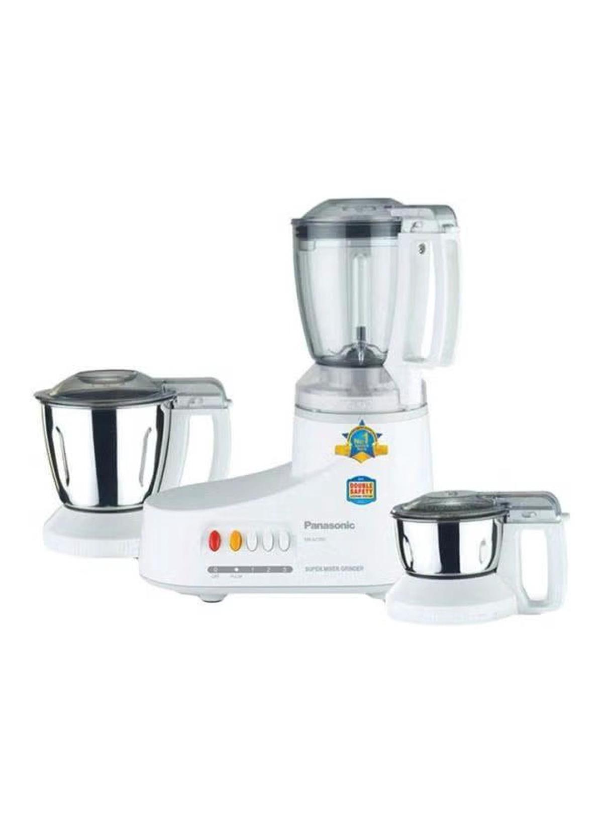 Panasonic Mixer Grinder With 3 Jars 1 L 1000 W MXAC300 White-0-portrait