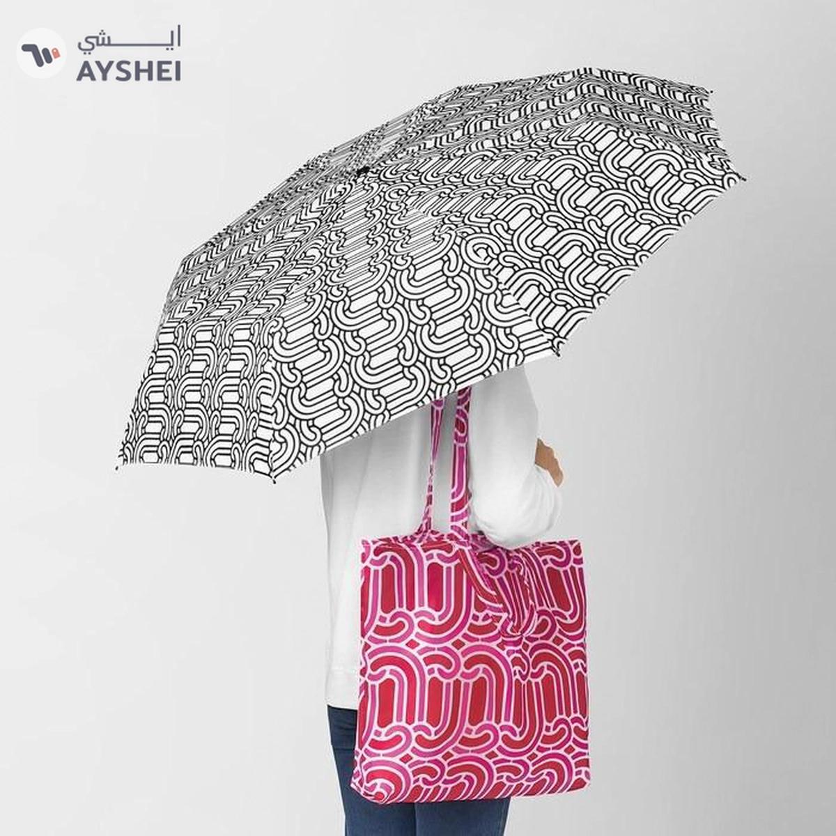 IKEA SÖTRÖNN Carrier Bag, Pink/Red, 45x36 cm-4-4