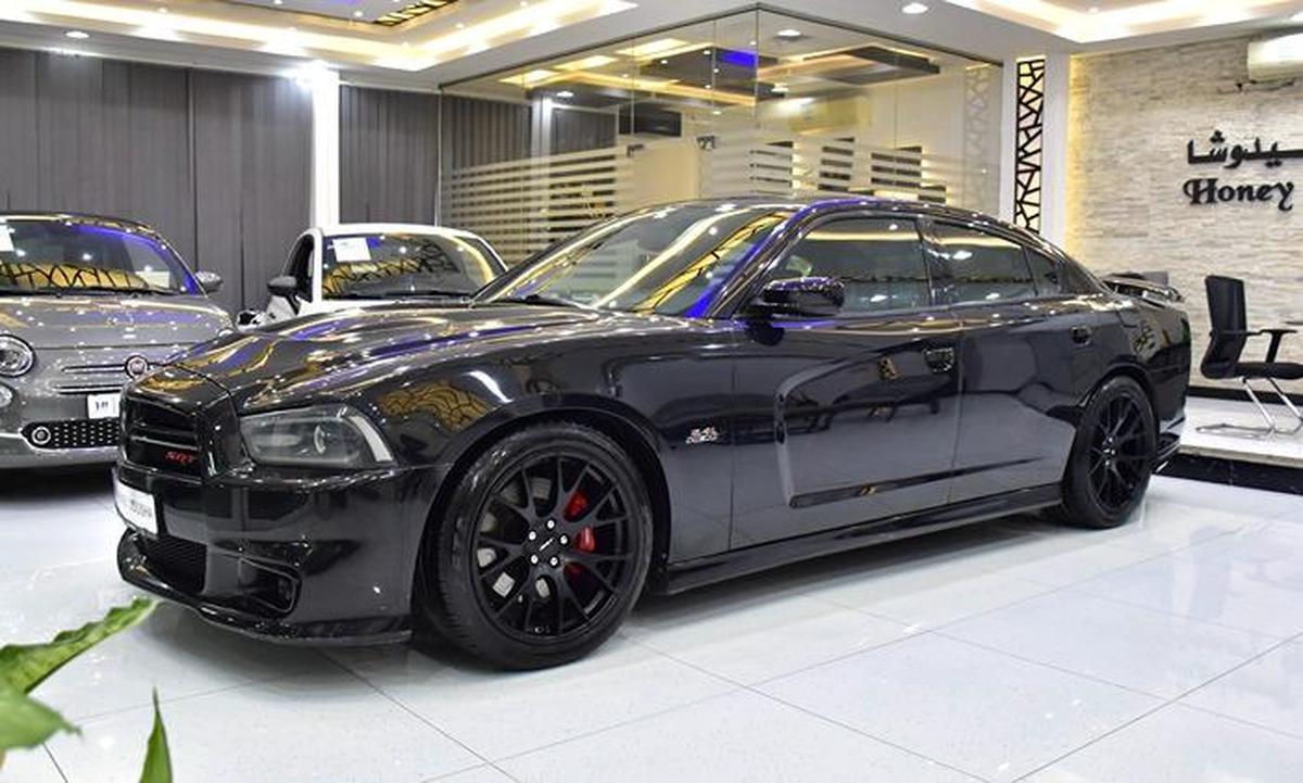 Dodge Charger SRT8 ( 2013 Model ) in Black Color GCC Specs-0-0