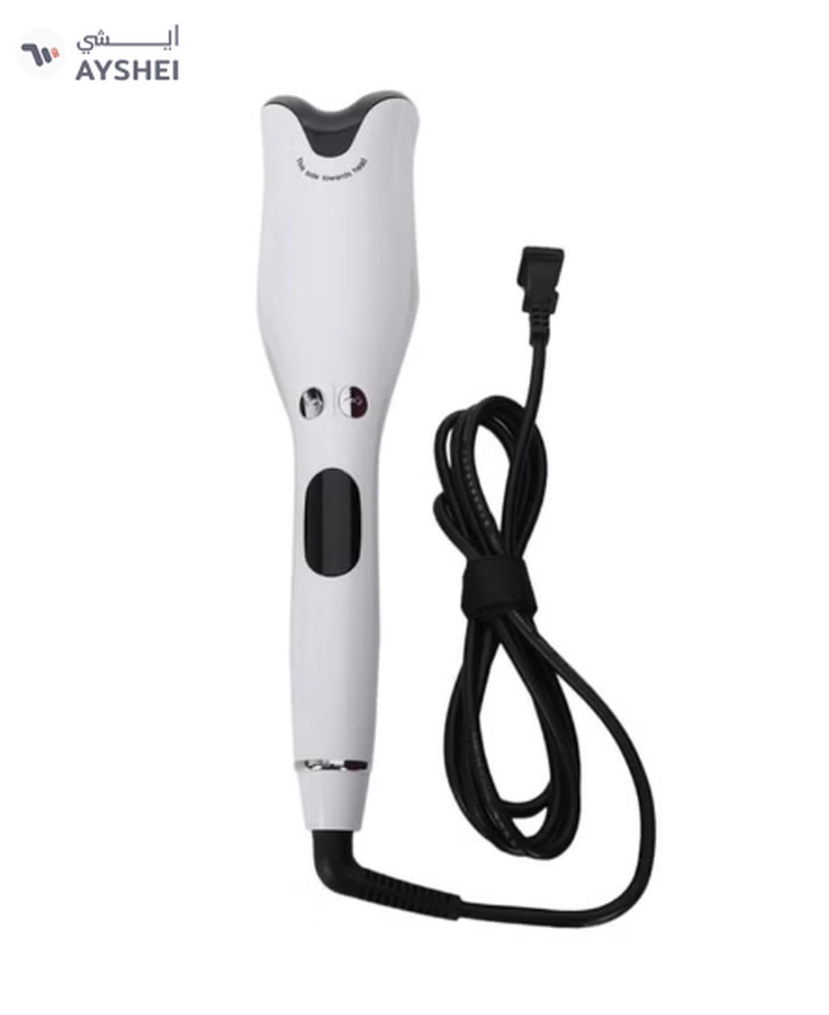Spin Rose Shape Automatic Hair Curler Wand White-0-portrait
