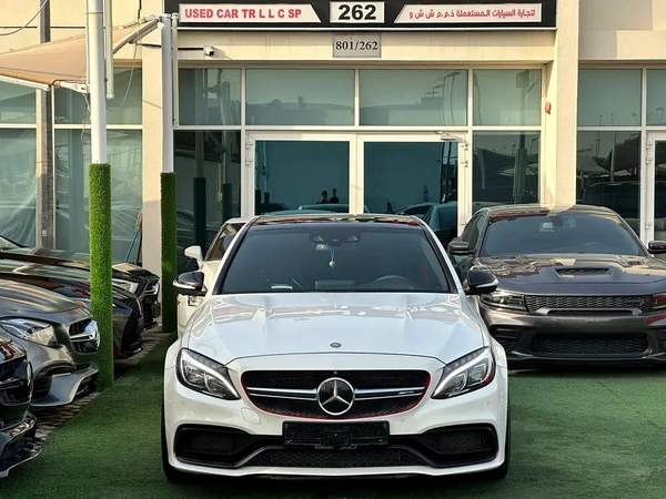 MERCEDES BENZ AMG C63S GCC 2015 FULL OPTION ORIGINAL PAINT PERFECT CONDITION