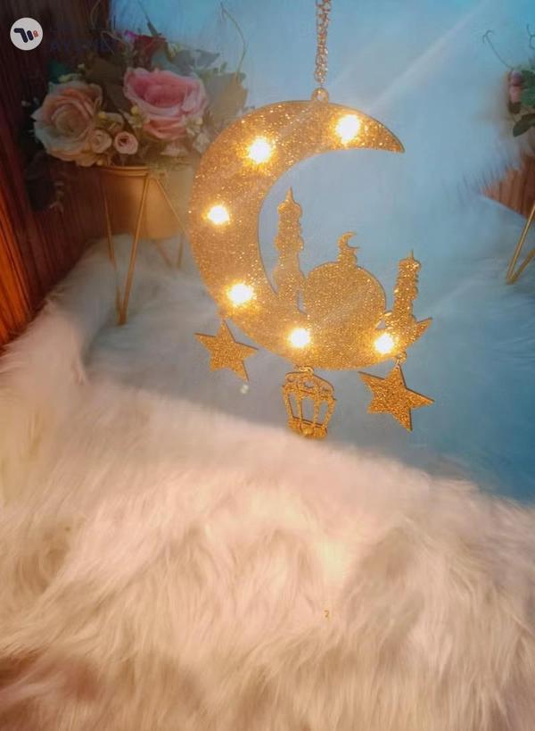 DubaiGallery Ramadan Decorations LED Light Eid Mubarak