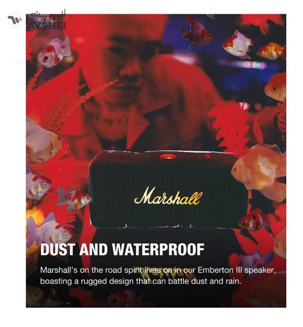 Marshall Emberton III Portable Bluetooth Speaker